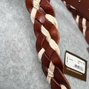 Patricia Nash Size Womens Large Braided Isernia Belt Brown Leather Natural Rope Patricia Nash | Accessories | Patricia Nash Size Womens  main image 2
